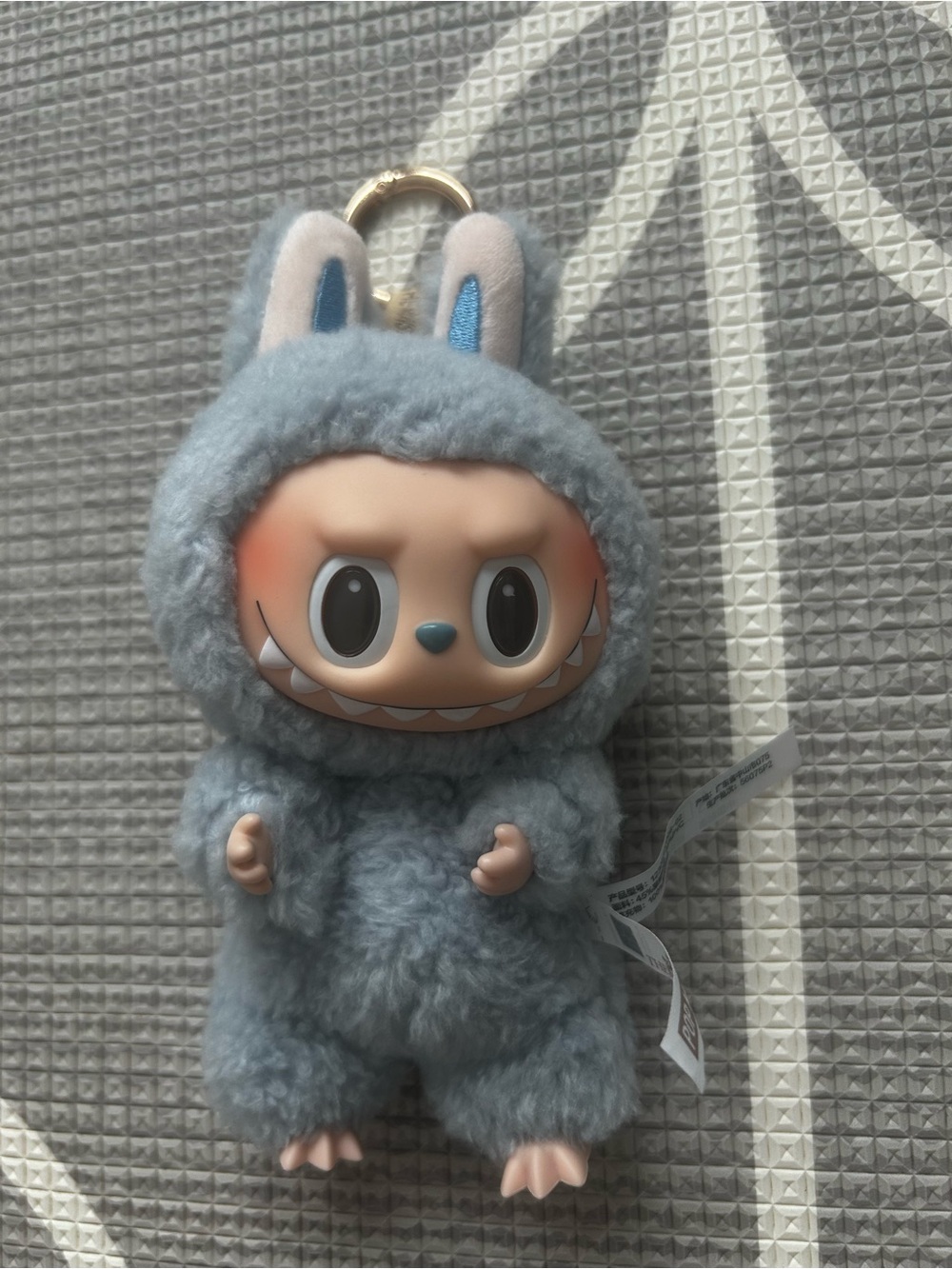 Pop Mart - The Monsters - Blue Plush Small Pet Keychain